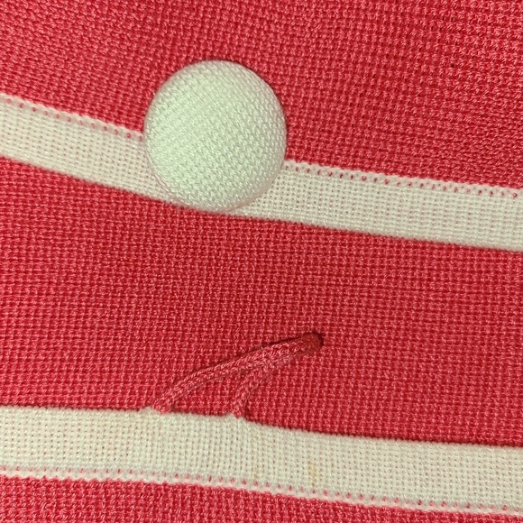 Lily Pulitzer sweater jacket, tulip pink, 3/4 sleeves, all cotton, size medium - Picture 3 of 8